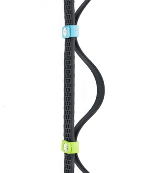 Schlaufe / zwei Materialien